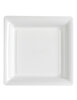 Sabert bord - Wit - Kunststof - 18 x 18 cm - Set van 6 - Vierkant