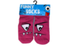 Funny kindersokken - Roze - Maat 23-26 - 1 paar