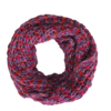 Loop Sjaal RITA - Paars / Rood - Dames - Polyester / Acryl 