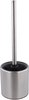 WC borstel + houder MYLAN - Zilver - RVS - &Oslash; 10 x h 34 cm - Rond - Toiletborstel