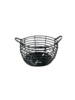 Opbergmand AMBOSIUS - Zwart - Bamboe - ⌀ 36 x h 19 cm