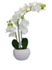 Orchidee CORINA - Wit - l 10 x b 20 x h 75 cm - Kunstbloem