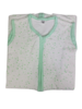 Baby slaapzak - Wit / Groen - Katoen - 90 cm