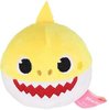 Baby Shark Knijpbal - Geel - Stof - 9 x 11.2 x 10 cm