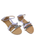 Slippers JOELLE - Paars / Zilver - Maat 35