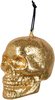 Boland Schedel goud glitter - Goud - Piepschuim - 10 cm - Gold Skull