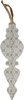 Decoratie hanger - Beige - Papier - Groot - h 47 cm