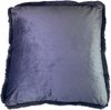 Sierkussen / Kussenhoes NADINE - Fluweel - Blauw - Polyester - 45 x 45 cm