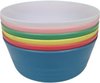Kinder snack bakjes BOBBY - Schaaltjes - Kommen - Picknicken - Camping - Feest - Multicolor - Kunststof - &Oslash;12 cm - 6 stu