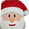 Kerst Servetten Kerstman - Rood / Wit - Papier - Vormservetten - 16 x 16 cm - 12 stuks