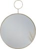 Spiegel RIKKI - Goud - Minimalistisch - Tijdloos - Rond - 32 x 41 cm - Maat M
