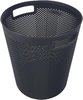 Prullenbak JANNA - 15 L - Zwart - Kunststof - &Oslash; 25 x 30 cm - Rond