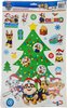 PAW Patrol Kerst Raamstickers - Blauw - Kerstboom - Kunststof - 44 x 29 cm