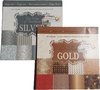 Craft Kerst Designblok Zilver / Goud - Set van 2 blokken - 24 vellen met 24 designs - Craft Sensations - Deco Time - Christmas 