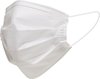 Mondkapjes - Niet-medisch - 3 laags - Wit - One Size - 50 stuks