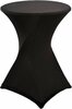 Bartafel Hoes - Tafelhoes - Zwart - Polyester - &Oslash; 80 x h 120 cm - Statafelhoes