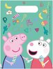 Peppa Pig uitdeelzakjes - Feestzakjes - Multicolor - Kunststof - 15 Stuks