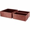 Luxe Velvet Opbergmanden SANNY - Opberger - Roze - Zacht Velvet - Set van 3