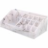 Make-Up Organizer &#039;&#039;MORGAN&#039;&#039; - Marmer - Wit - Zwart - Verzorging - Beauty