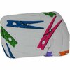 Fast Fit Toppers Van TV Strijkplank hoes ANNEMARIE knijper print - Multicolor - Katoen / Polyester - 139 x 49 cm Universeel