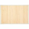 Badkamermat CHARLIE - Mat - Lichtbruin / Lichtgrijs - Bamboe - 50 x 75 cm