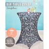 Bartafel Hoes - Tafelhoes - Vogels en Bloemen - Polyester - &Oslash; 80 x h 110 cm - Statafelhoes