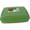Curver lunchbox broodtrommel - Groen / Transparant - Kunststof - 1,3 Liter - Lunch - Trommel - Lunchtrommel - School - Werk - B