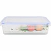 Voorraaddoos met klemdeksel - Transparant / Blauw - Plastic - 1400 ml