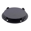 Onderzetters BLAZE - Zwart - Metaal - &Oslash; 8 cm - 4 stuks