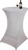 Bartafel Hoes - Tafelhoes - Wit - Polyester - &Oslash; 80 x h 120 cm - Statafelhoes