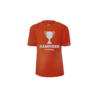 Oranje kinder T-shirt met tekst ''KAMPIOEN in training''- Oranje / Wit - Katoen - Maat 110 / 116 - 
