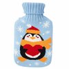  Kerst Warmwater kruik - Pingu&iuml;n - Licht Blauw - Kerst - Feestdagen 