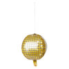 Folieballon discobal - Goud / Zwart - Folie - H 40 cm - Ballonnen - Ballon - Feest - Party - Disco