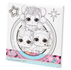 LOL Surprise canvas - 3 Meisjes - Glitter Canvas - Met diamantjes - 3+ jaar - Cadeau - Spelen - Kinderen - Sinterklaas - Kerst