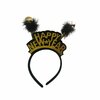 &#039;&#039;Happy New Year&#039;&#039; Diadeem - Zwart - Goud - Feestaccessoires - Oud en nieuw - Nieuwjaar - Gelukkig nieuw jaar
