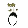 Diadeem met sterren - Zwart - Goud - Feestaccessoires - Oud en nieuw - Nieuwjaar - Gelukkig nieuw jaar 