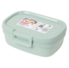 Snackbox SEBASTIAN - Groen - Kunststof - 0,4 ml - Set van 2 - Vershoudbakjes - Broodtrommel