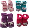 Hello Kitty Babysokken - Baby Sokken - Newborn - Sokjes - Babysokjes - Babysokken - 0 - 6 Maanden - Set van 2 - Assorti - Kerst