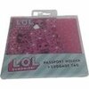 Paspoort houder - Bagage Label - Roze - Reizen - Koffer - Vliegen - Rond