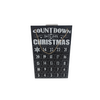 Aftelkalender Christmas - Zwart - Hout - 46 x 30,5 cm - Kerst Decoratie - 24 Vakjes - Adventkalender  