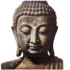 Decoratieve -  Tuindoek - Buddha - Print - Vierkant - Buiten - 80 x 80 cm