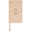 Bureau agenda - Schoolagenda 2025 - Beige / Taupe - Falmmotief - Karton / Papier - 14,5 x 20,5 cm - Schoolagenda - Agenda