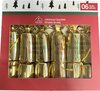 Kerst Crackers - Christmascrackers - Mini Kerstkaartjes - Kerst Musthave - Goud - Set van 6 - Kerstmis - Kerstdecoratie - Tafel