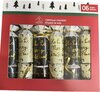 Kerst Crackers - Christmascrackers - Mini Kerstkaartjes - Kerst Musthave - Zwart / Groen / Goud - Set van 6 - Kerstmis - Kerstd