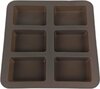 Bakvorm Rechthoek - 6 stuks - Sillicone - Bruin - Bakken - Koken - Keuken - DIY