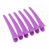 Kappers Haarklemmen SNUGCLIP- Paars - Kunststof - 6 stuks - Haarverven - Platbek Haarklem - eenbekje haarclips 