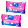 Spargo Moist Toilet Cleaning Wipes - 2 x 40 stuks -  17 x 22 cm - Met frisse roos en witte musk geur - Multipurpose - Reiniging