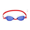 Kinder Duikbril &ndash; Blauw/Wit/Rood - Vanaf 7 Jaar &ndash; UV-bescherming &ndash; Verstelbaar &ndash; Lekvrij &amp; Latexvri