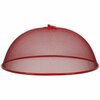 Foodcover MERIJN - Rood - &Oslash; 30 cm - Voedselkap - Vliegenkap - Fruitvliegjes - Wespen