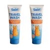 Swirl Travel Wash &ndash; Set van 2 - 100 ml - Reisset Wasmiddel - Tot 20 Wasbeurten per tube - Voor Warm en Koud Water - Cott